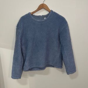 Lululemon Light Blue Fleece Sherpa Pullover